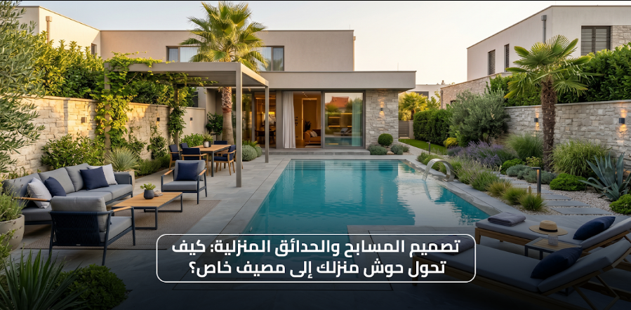 لماذا أصبحت المسابح والحدائق الخارجية جزءًا أساسيًا من الفلل الحديثة في السعودية؟