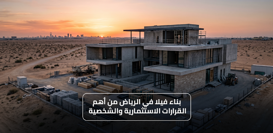 Building a villa in Riyadh is one of the most significant investment and personal decisions