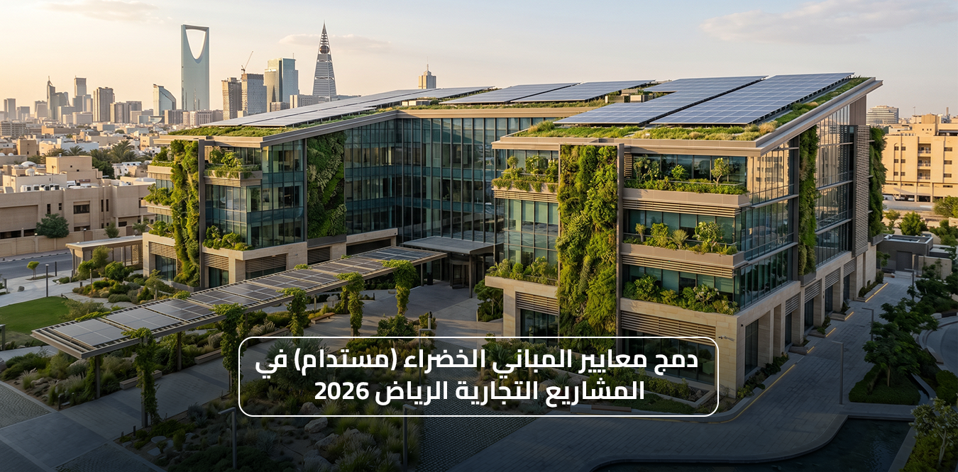 Integrating Green Building Standards (Mostadam) in Riyadh Commercial Projects 2026